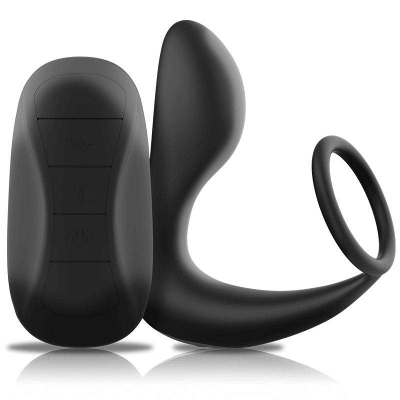 BLACK&SILVER - MASAJEADOR ANAL CONTROL REMOTO SILICONA RECARGABLE NEGRO - Sensuana.es