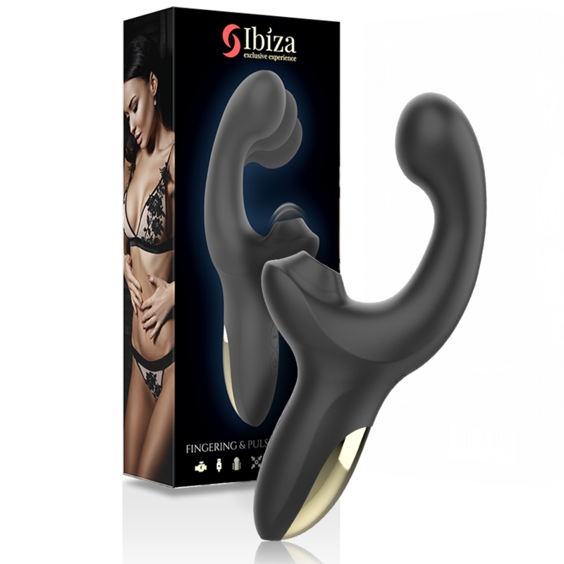 IBIZA - VIBRADOR SUCCIONADOR WAVE - Sensuana.es