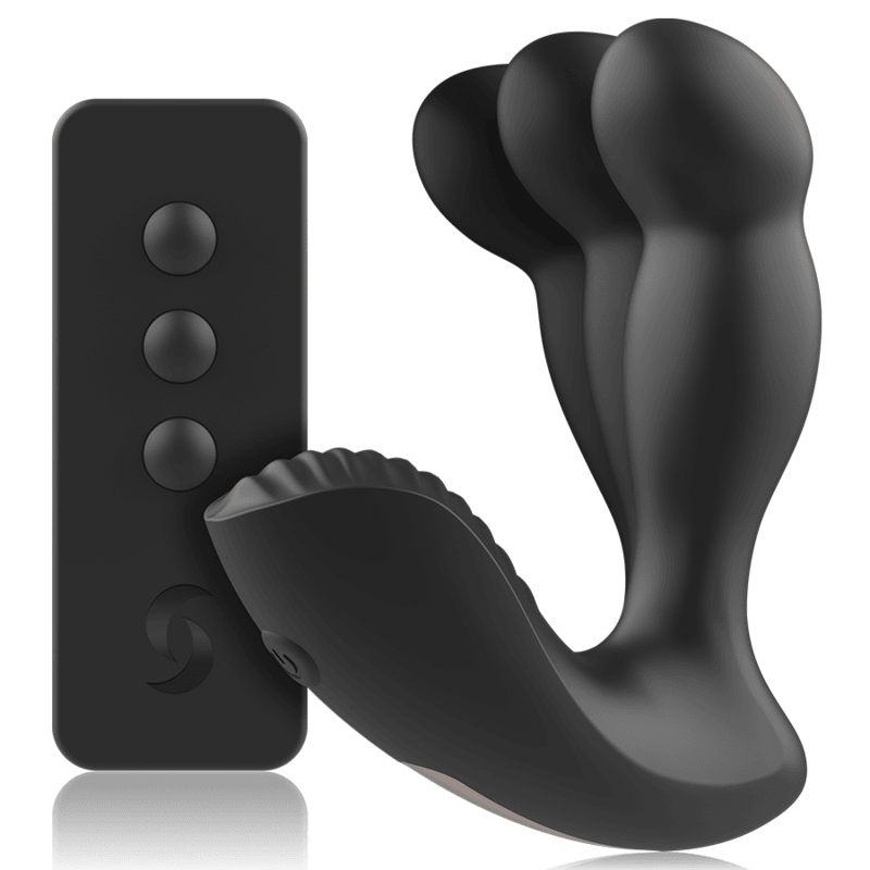 IBIZA - MASAJEADOR ANAL WAVE Y VIBRACION CONTROL REMOTO 11 x 4 CM - Sensuana.es