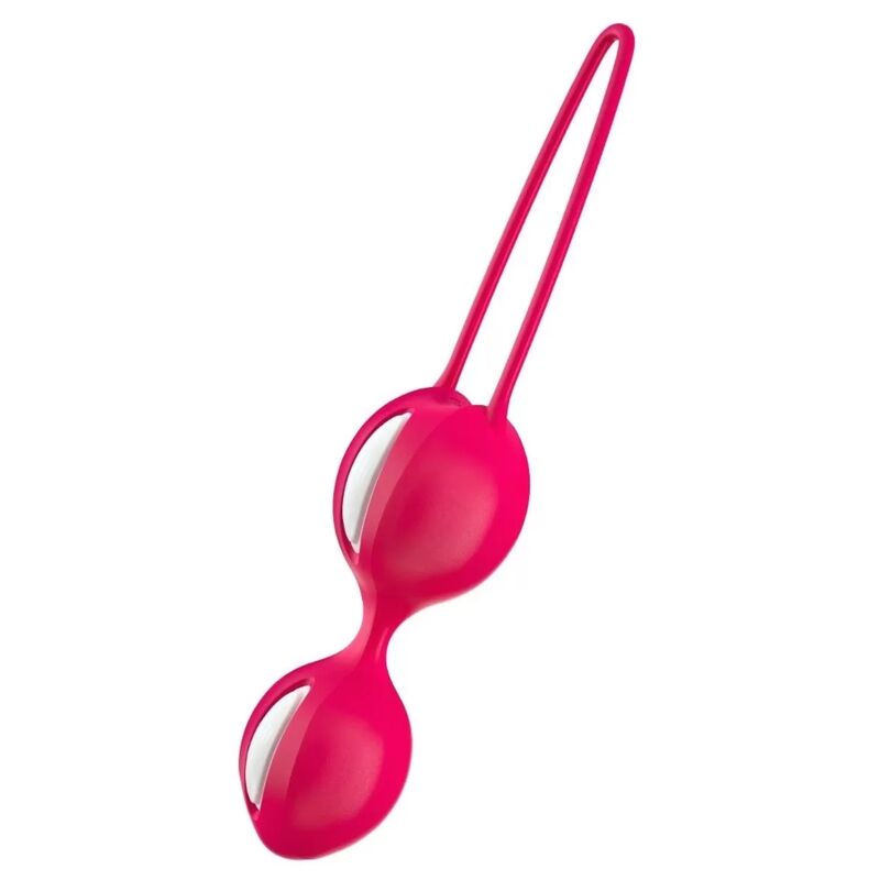 FUN FACTORY - SMARTBALLS PELVIC BALLS DUO WHITE/RED