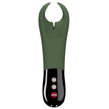 FUN FACTORY - MANTA MASTURBADOR VIBRADOR DEEP MOSS GREEN & NEGRO - Sensuana.es