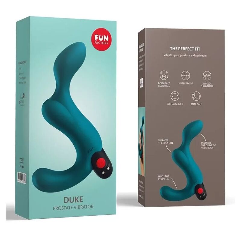 FUN FACTORY - DUKE ESTIMULADOR PROSTATICO DEEP AZUL - Sensuana.es