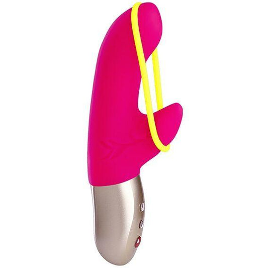 FUN FACTORY - AMORINO MINI VIBRADOR ROSA & AMARILLO NEON - Sensuana.es