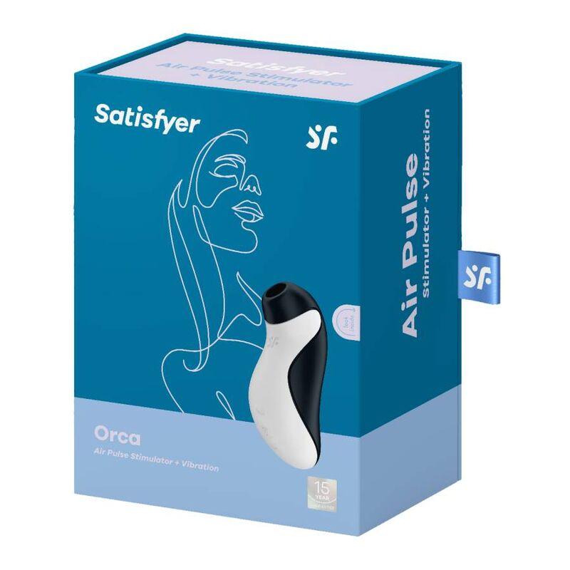 SATISFYER - ORCA AIR PULSE STIMULATOR + VIBRATION - Sensuana.es