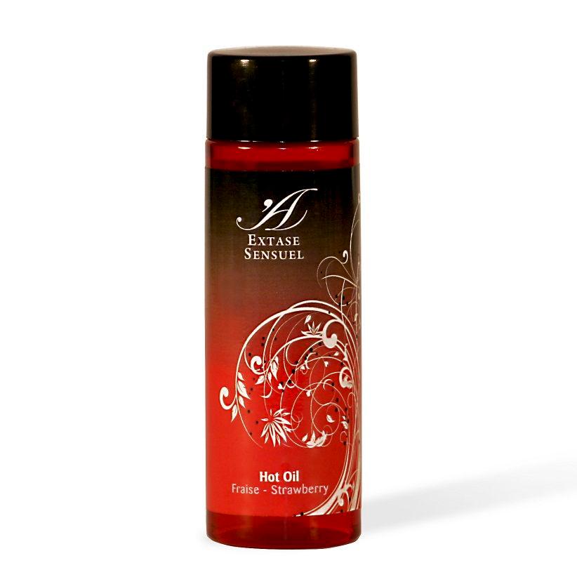 EXTASE SENSUAL - ACEITE ESTIMULANTE CALOR FRESA 100 ML - Sensuana.es