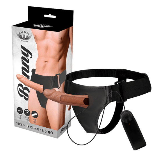 HARNESS ATTRACTION - RNES HUECO BENNY CON VIBRADOR 15 CM -O- 4.5 CM - Sensuana.es