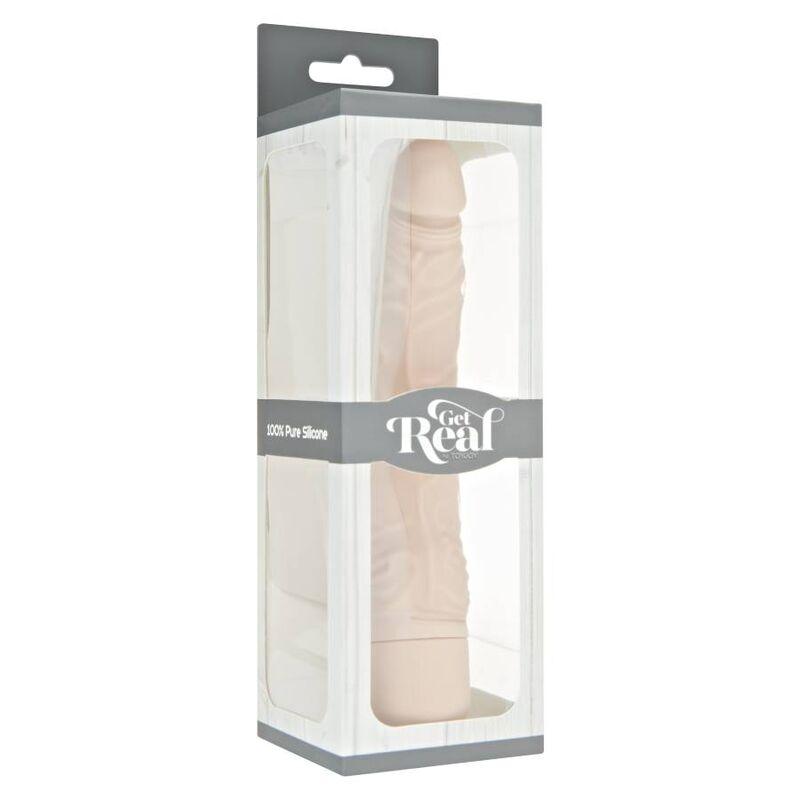 GET REAL - CLASSIC SLIM VIBRADOR NATURAL - Sensuana.es