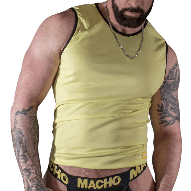 MACHO - T-SHIRT AMARELO S/M