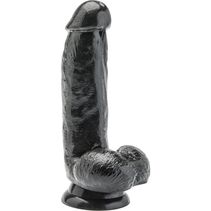 GET REAL - DILDO 12 CM CON TESTICULOS NEGRO - Sensuana.es