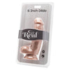 GET REAL - DILDO 12 CM CON TESTICULOS NATURAL - Sensuana.es