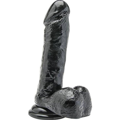 GET REAL - DILDO 18 CM CON TESTICULOS NEGRO - Sensuana.es