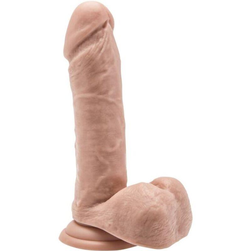 GET REAL - DILDO 18 CM CON TESTICULOS NATURAL - Sensuana.es