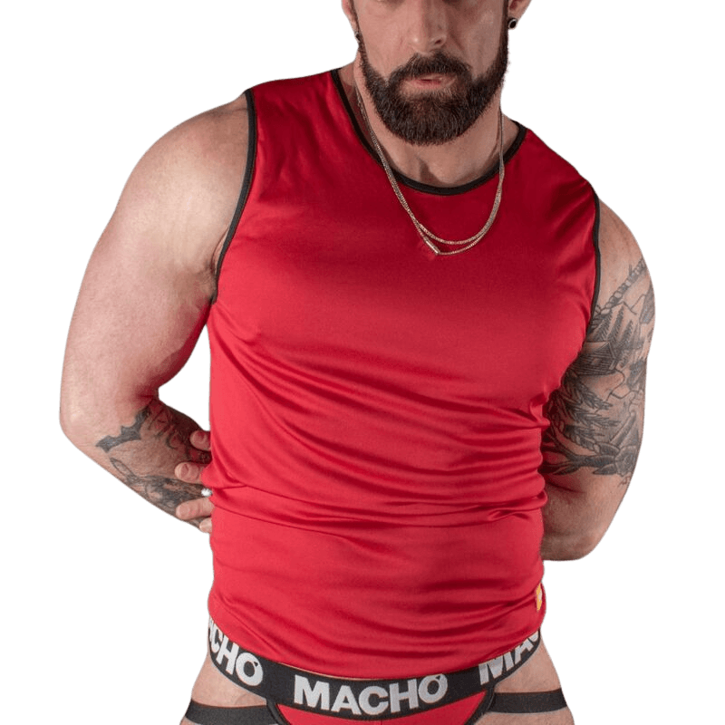 MACHO - CAMISETA ROJA S/M