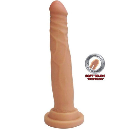 GET REAL - DUAL DENSITY DONG 19 CM NATURAL - Sensuana.es