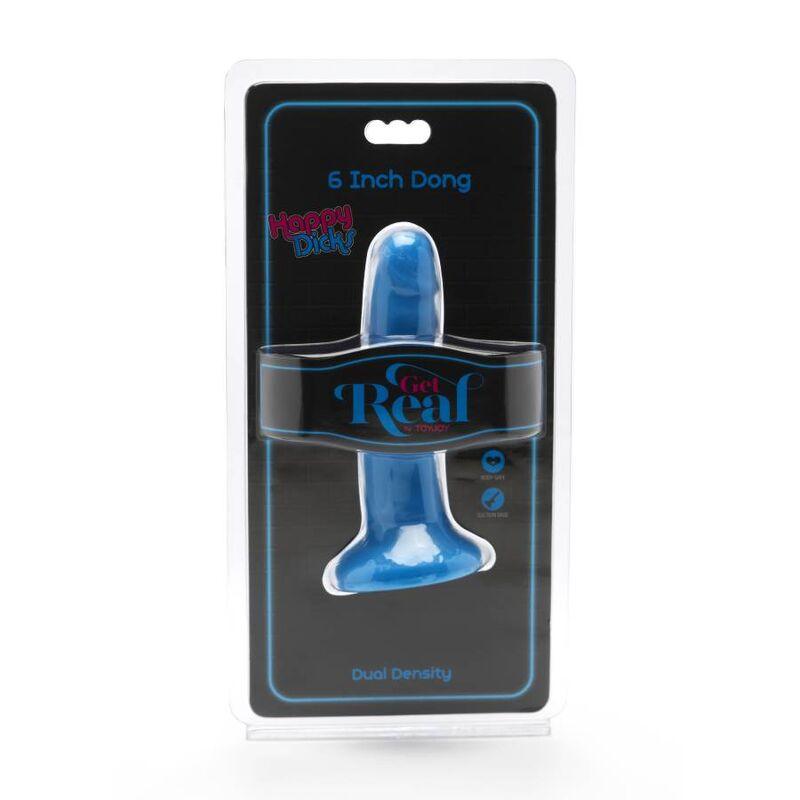 GET REAL - HAPPY DICKS DONG 12 CM AZUL - Sensuana.es