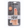 GET REAL - DUAL DENSITY DILDO 17 CM CON TESTICULOS NATURAL - Sensuana.es