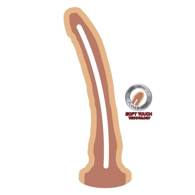 GET REAL - DUAL DENSITY DONG 20,5 CM NATURAL - Sensuana.es