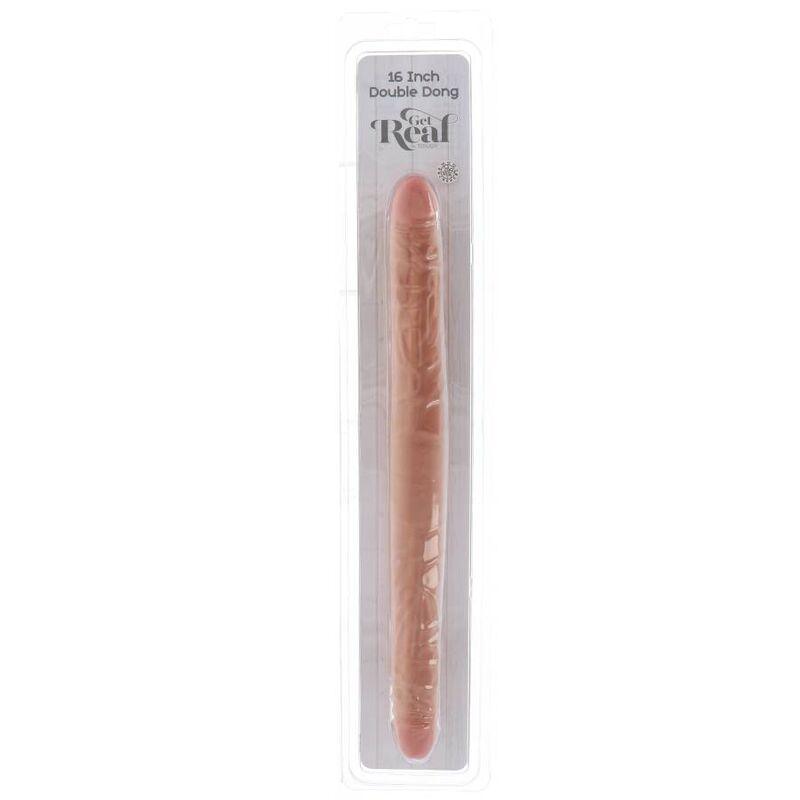 GET REAL - DOBLE DONG 40 CM NATURAL - Sensuana.es