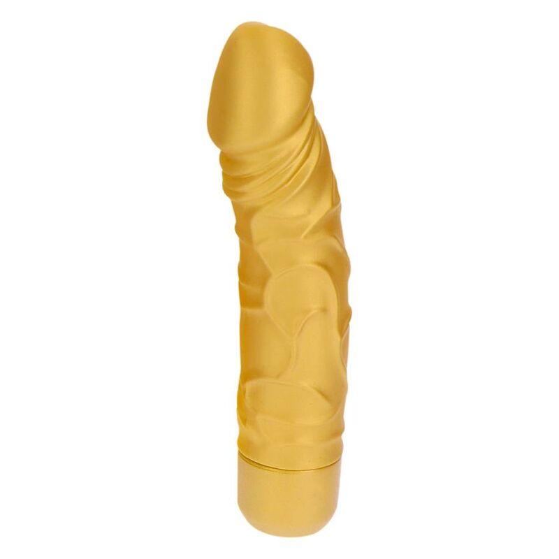 GET REAL - GOLD DICKER ORIGINAL VIBRADOR DORADO - Sensuana.es