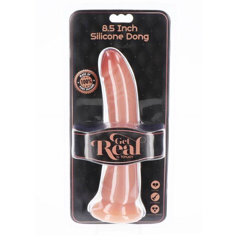 GET REAL - DONG SILICONA 21 CM NATURAL - Sensuana.es