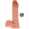 GET REAL - DILDO SILICONA 20,5 CM CON TESTICULOS NATURAL - Sensuana.es