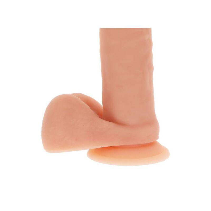 GET REAL - DILDO SILICONA 20,5 CM CON TESTICULOS NATURAL - Sensuana.es