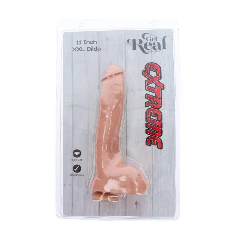 GET REAL - EXTREME XXL DILDO 28 CM NATURAL - Sensuana.es