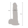 GET REAL - DILDO VIBRADOR CON BOLAS GIRATORIAS NATURAL - Sensuana.es