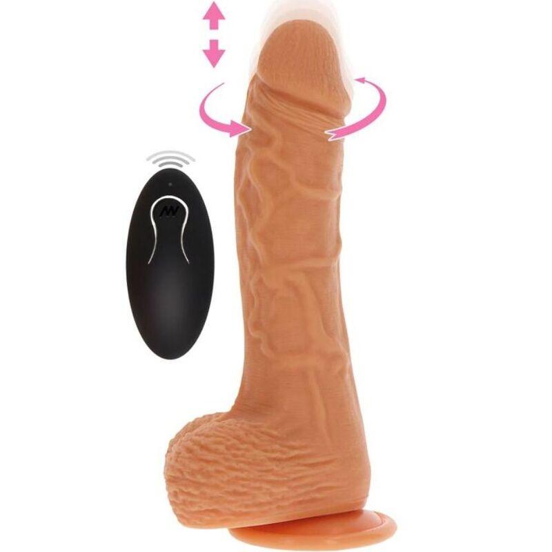 GET REAL - DILDO VIBRADOR ROTADOR UP&DOWN NATURAL - Sensuana.es