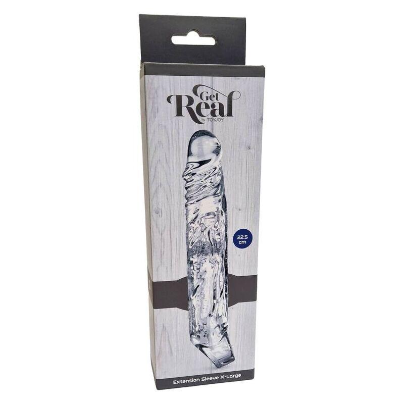 GET REAL - EXTENSION EXTRALARGO 22,5 CM TRANSPARENTE - Sensuana.es