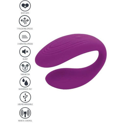 XOCOON - BOUND LOVE VIBRADOR PARA PAREJAS MORADO - Sensuana.es