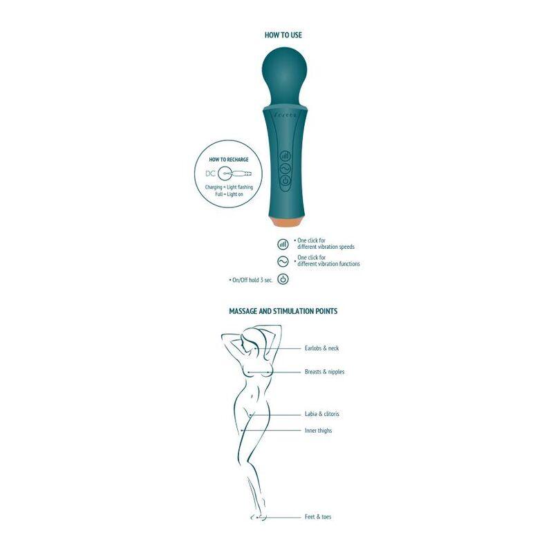 XOCOON - THE PERSONAL WAND VERDE - Sensuana.es