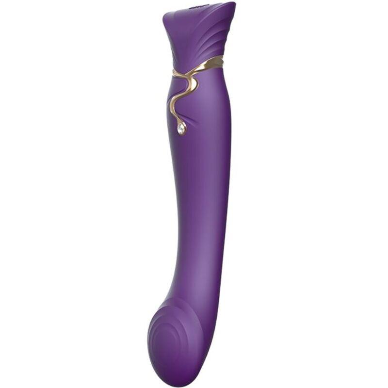 ZALO - QUEEN G-SPOT PULS WAVE VIBE MORADO - Sensuana.es