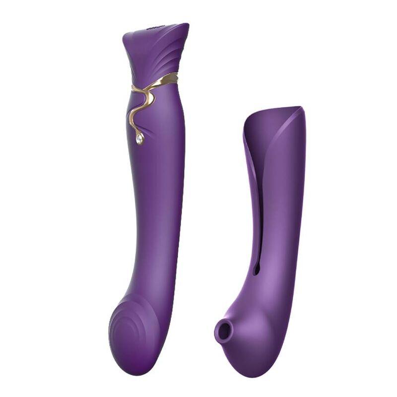 ZALO - QUEEN SET PULSE WAVE CLIT STIM MORADO - Sensuana.es