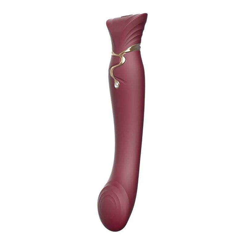 ZALO - QUEEN SET PULSE WAVE CLIT STIM ROJO - Sensuana.es