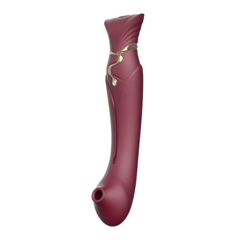 ZALO - QUEEN SET PULSE WAVE CLIT STIM ROJO - Sensuana.es