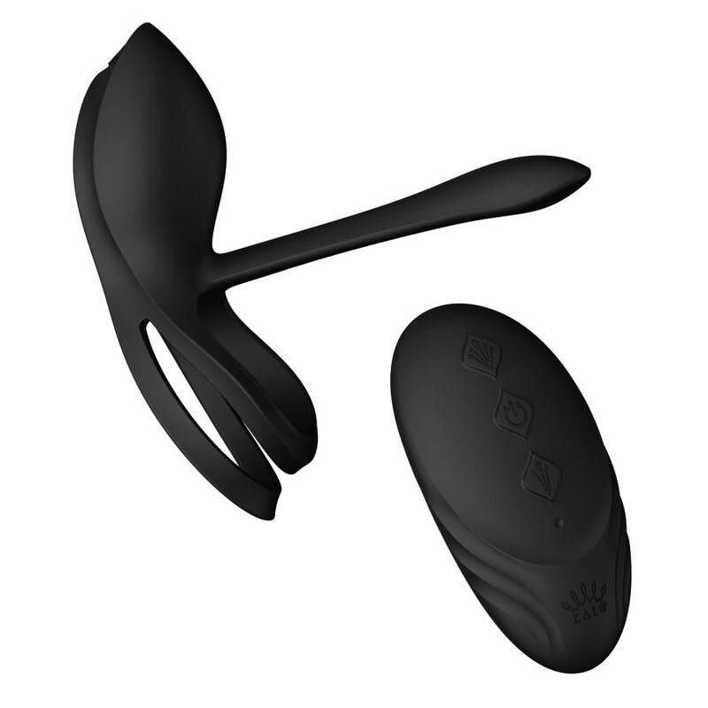 ZALO - BAYEK ANILLO VIBRADOR CONTROL REMOTO PAREJAS NEGRO - Sensuana.es