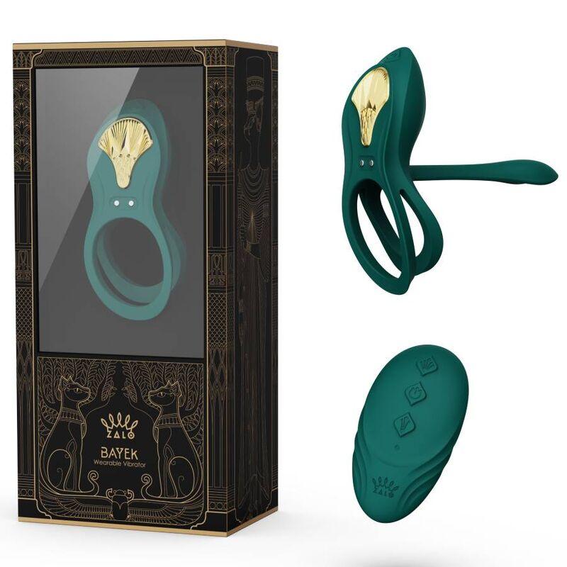 ZALO - BAYEK ANILLO VIBRADOR CONTROL REMOTO PAREJAS VERDE - Sensuana.es