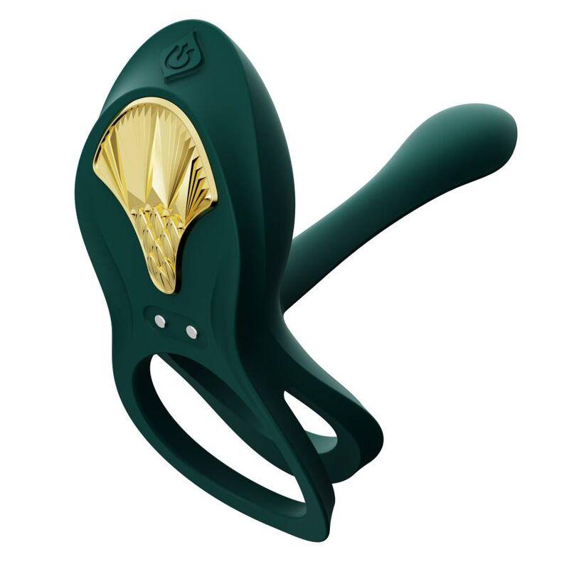 ZALO - BAYEK ANILLO VIBRADOR CONTROL REMOTO PAREJAS VERDE - Sensuana.es