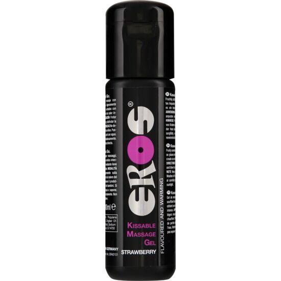 EROS - KISSABLE ACEITE DE MASAJE EFECTO CALOR FRESA 100 ML - Sensuana.es