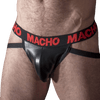 MACHO - MX25RC JOCK COURO VERMELHO S