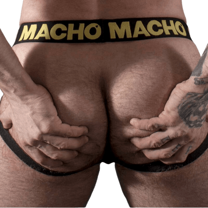 MACHO - MX25AC JOCK CUERO AMARILLO S - Sensuana.es