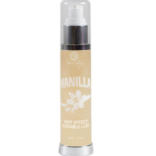 SECRETPLAY - LUBRICANTE 2-1 EFECTO CALOR VAINILLA 50 ML - Sensuana.es