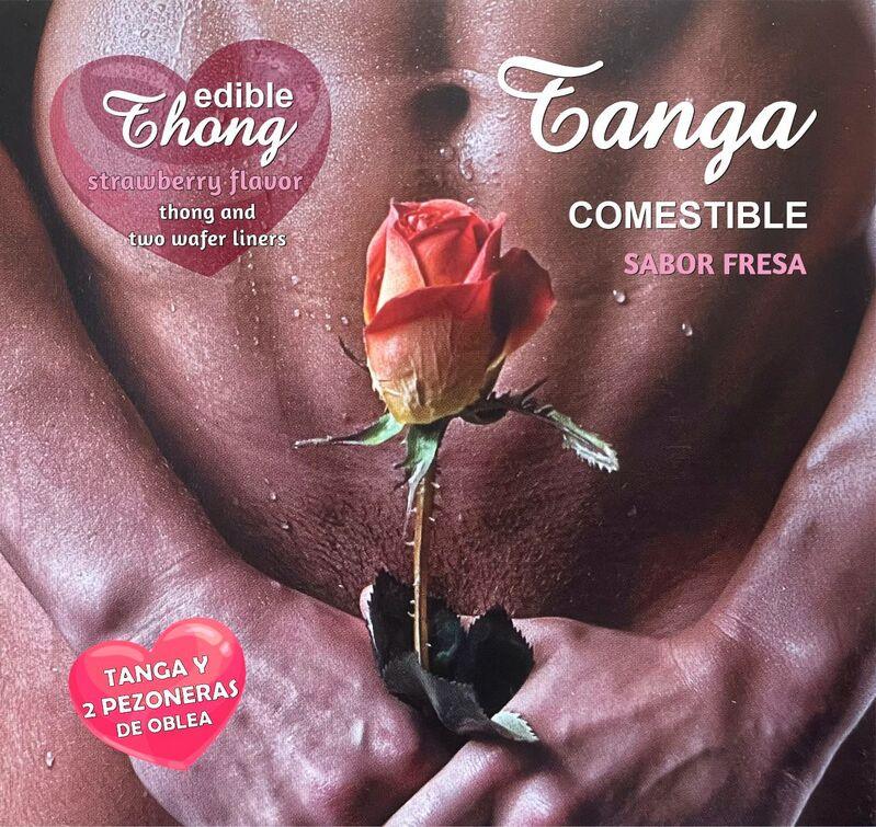 HOTFLOWERS - TANGA+ 2 PEZONES OBLEA FRESA HOMBRE /es/pt/en/fr/it/ - Sensuana.es