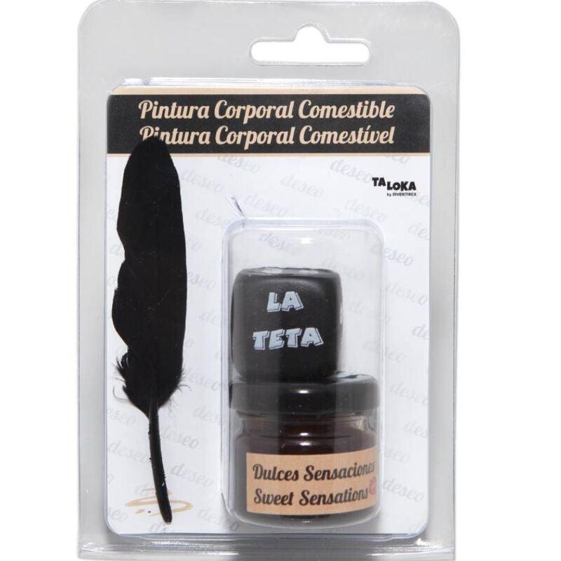 TALOKA - PINTURA CORPORAL COMESTIBLE SABOR CHOCOLATE+ DADO - Sensuana.es