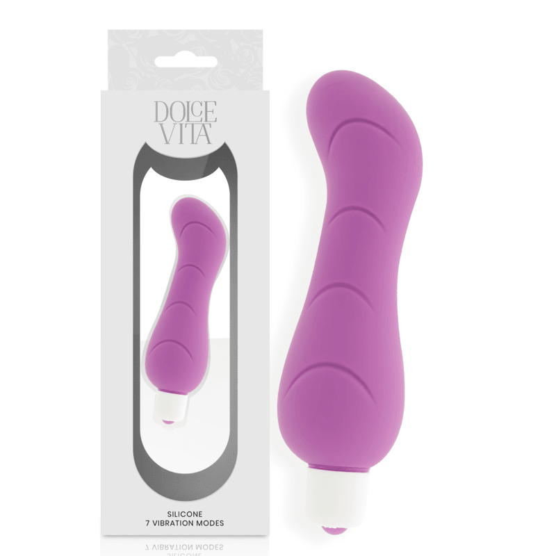 DOLCE VITA - VIBRADOR DE SILICONE LILÁS G-SPOT