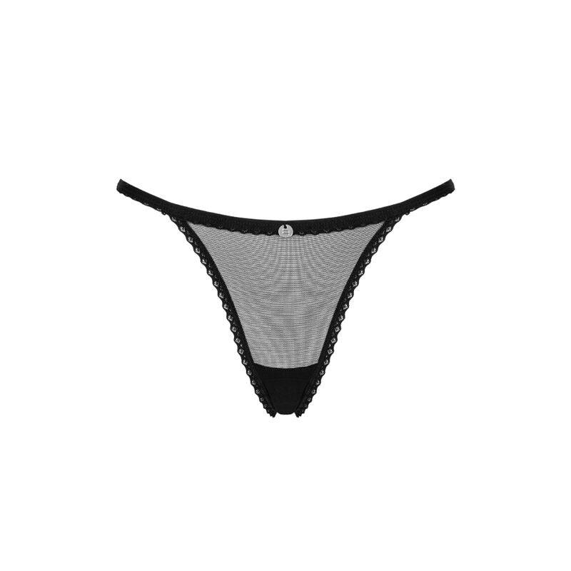 OBSESSIVE - CELIA NOIR TANGA XS/S - Sensuana.es