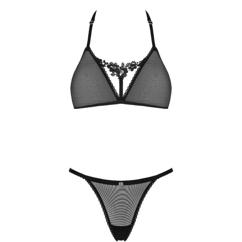 OBSESSIVE - CELIA NOIR SET 2 PIEZAS XS/S - Sensuana.es