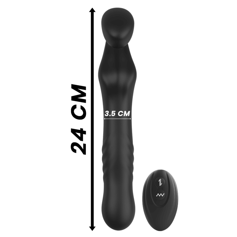 IBIZA - VIBRADOR STRAPLESS CONTROL REMOTO UP & DOWN - Sensuana.es