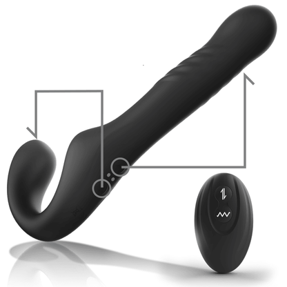 IBIZA - VIBRADOR STRAPLESS CONTROL REMOTO UP & DOWN - Sensuana.es